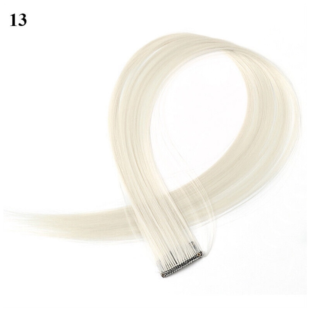 4 Pack Platinum Blonde Hair Extensions